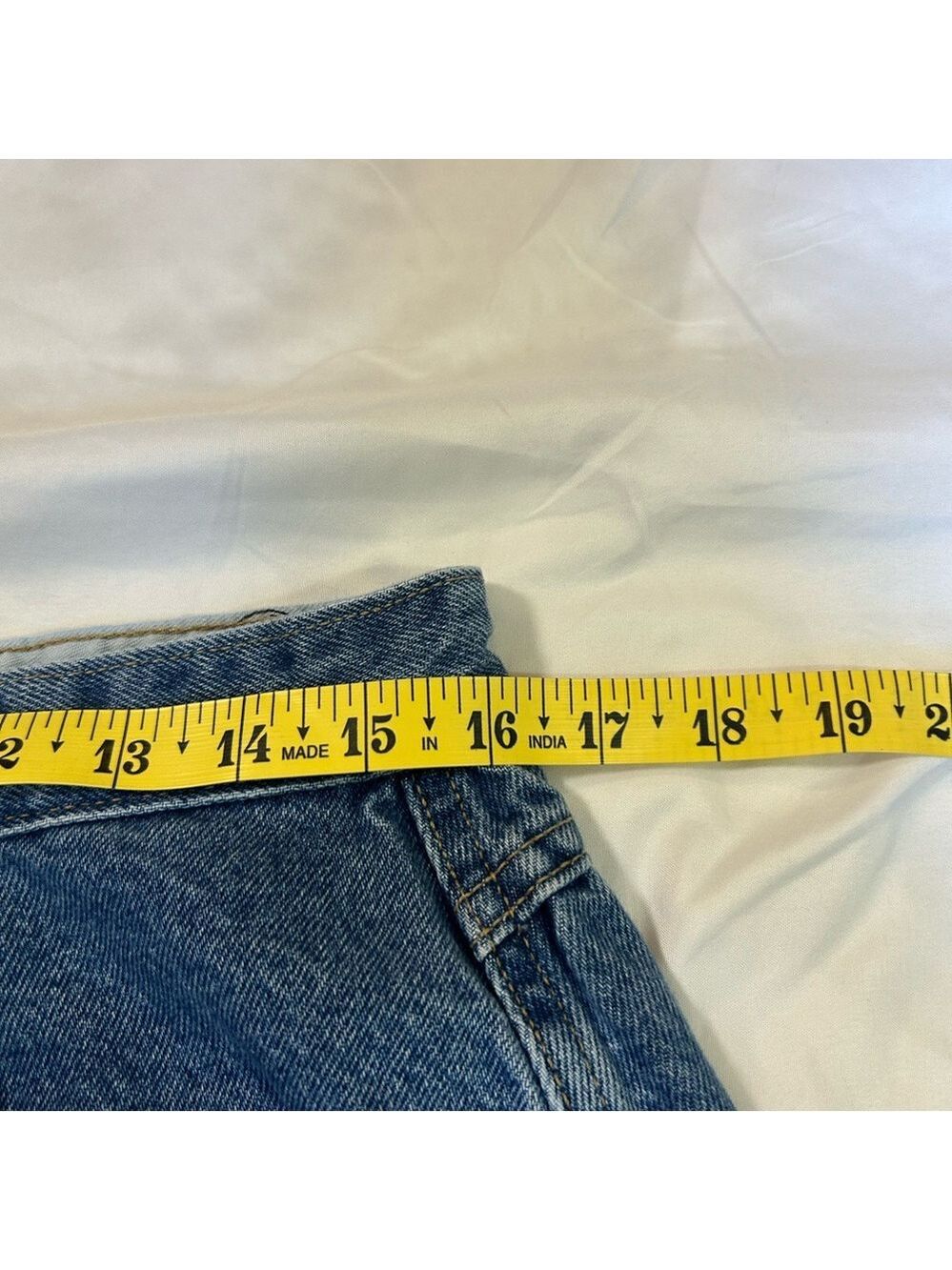 Vintage 90s Brittania Denim Jeans Waist Tapered Leg Womens Size 16 Pleated - Picture 5 of 11